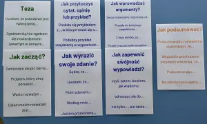 Pomocne wskazówki, jak zakończyć rozprawkę: podsumowanie argumentów, przykłady i wnioski.