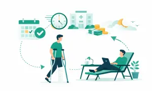 Chory na kulach wraca do domu, by odpocząć i pracować zdalnie. Czas na dodatkowy urlop i regenerację.