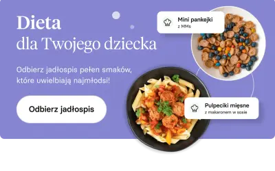 Przepisy na obiady w szkole: mini pankejki z MMs i pulpeciki mięsne z makaronem. Odbierz jadłospis pełen smaków dla dziecka.