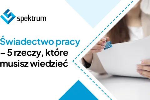 Świadectwo pracy – 5 rzeczy, które musisz wiedzieć. Dłonie trzymają dokumenty.