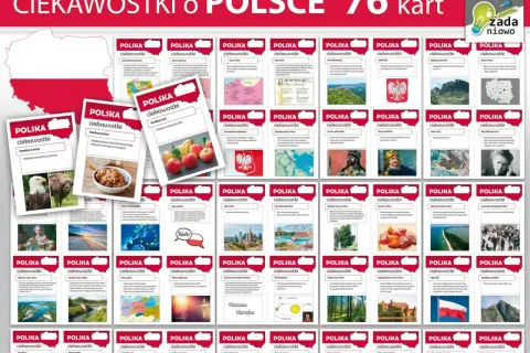 Ciekawostki o Polsce dla dzieci: orzeł bielik, bigos, jabłko, hymn, góry, miasta, jeziora, władcy i wiele innych fascynujących faktów.