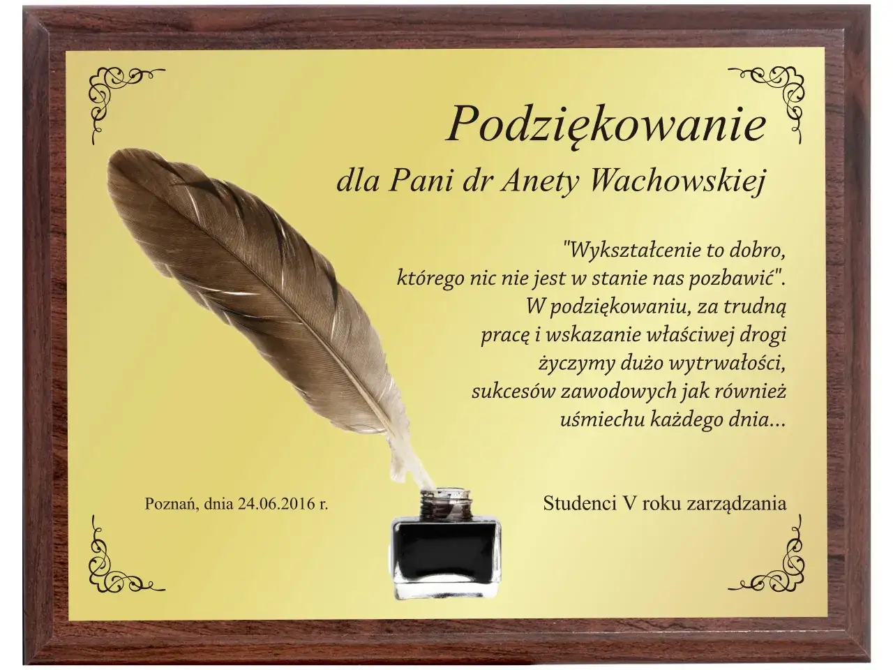 Przykłady podziękowań dla wychowawcy, różne style
