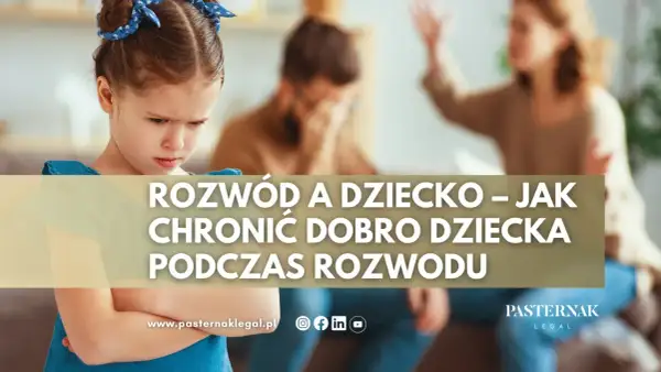 Smutna dziewczynka na pierwszym planie, rodzice w tle w konflikcie. Temat: rozwód a dzieci – jak chronić dobro dziecka.